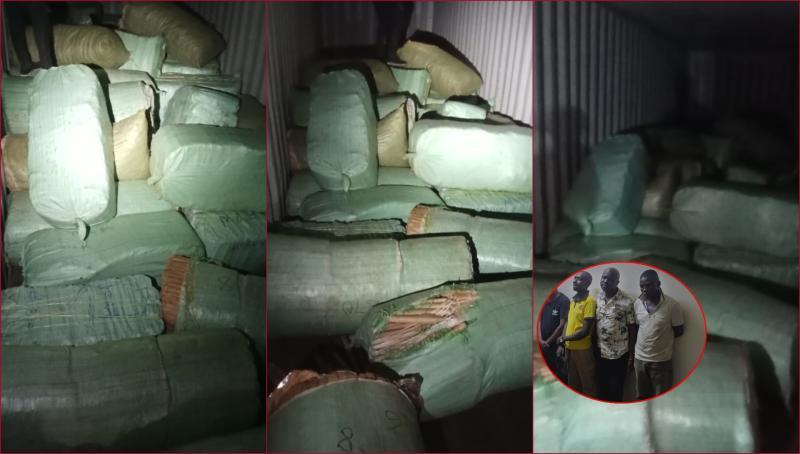 Six people were arrested in connection with multi-million shilling substance.